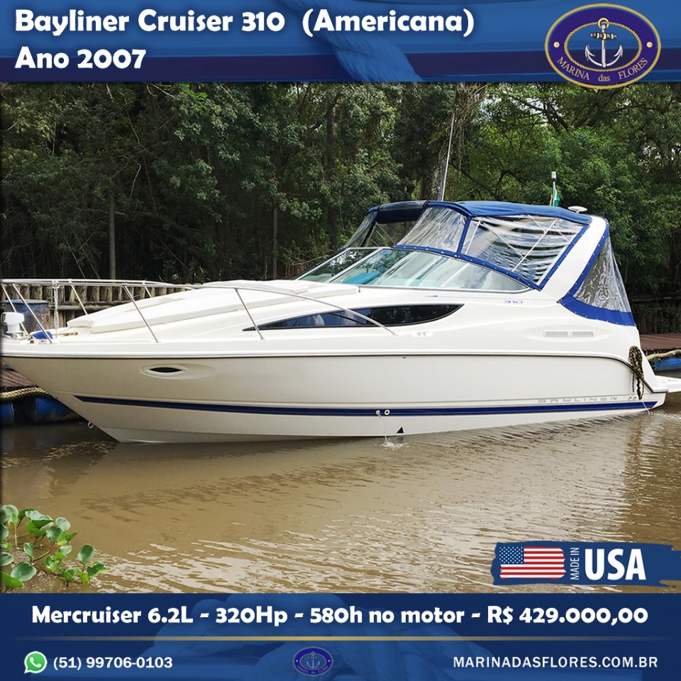 Lancha Bayliner Cruiser 310 (Americana) - Ano 2007