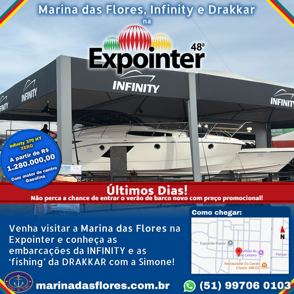 Não perca a chance de entrar o verão de barco novo com preço promocional!